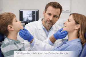 Consultation orthodontique pour analyser un décalage de mâchoire chez un enfant et un adulte à Lyon Croix-Rousse